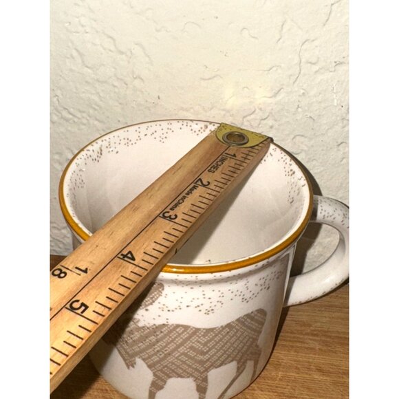 Moose Pattern Ceramic Mug 12 Oz Dishwasher & Microwave Safe - Picture 4 of 4
